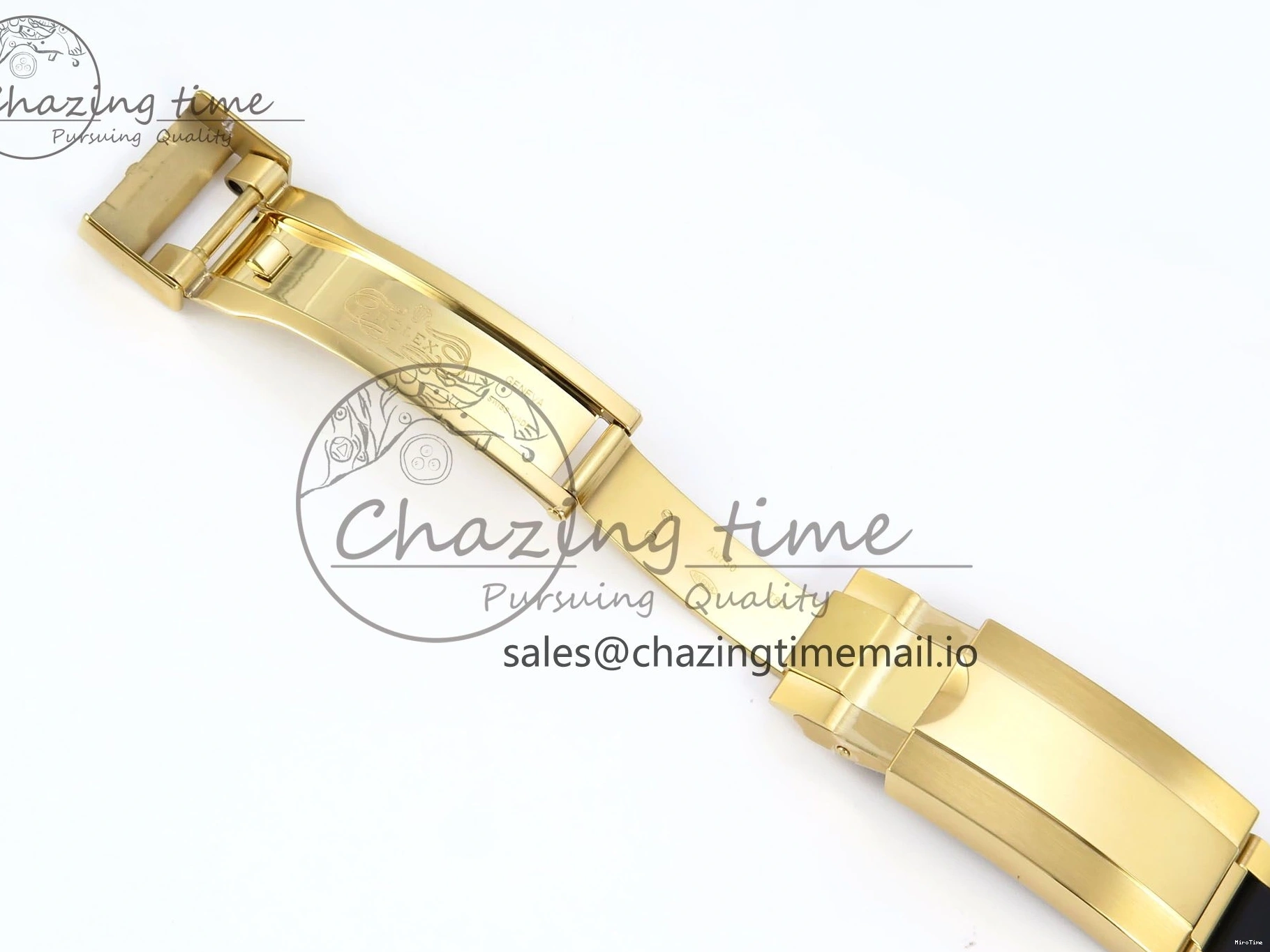 MiroTime 0203 Daytona 126538TBR EWEF 1:1 Best Edition 904L Steel YG Crystal Dial Diamonds Bezel on Black Rubber Strap SH OdorResistant 463